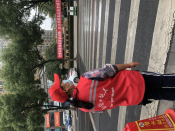 文明测评志愿斑马线引导活动