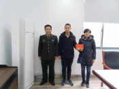 南钱清村慰问军属