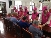 巾帼志愿者“九九重阳敬老爱老”志愿活动