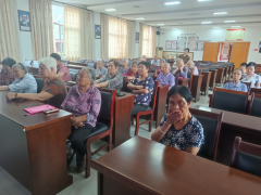 和门程村开展健康讲座志愿活动