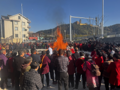 和门程村开展迎元旦祈福志愿服务活动