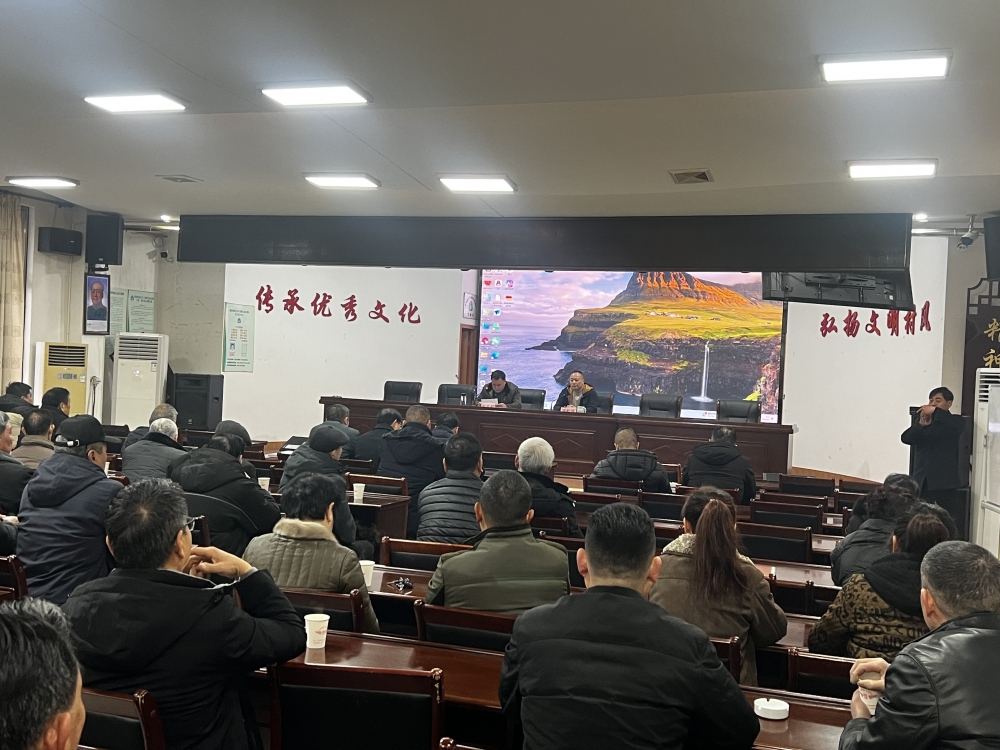 和门程村开展春季扫黄打非宣传活动