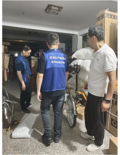和门程村开展消防安全检查志愿活动