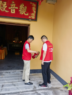 温渎社区消防检查活动