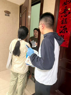 纺都社区开展登革热宣传活动