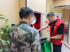 纺都社区开展消防安全检查志愿活动