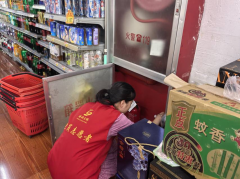 纺都社区开展消防检查