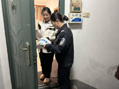 纺都社区开展反诈宣传活动