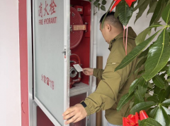 纺都社区开展消防安全检查活动