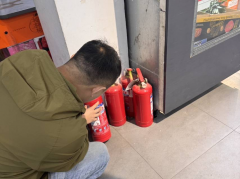 纺都社区开展消防安全检查活动
