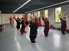 纺都社区开展太极拳培训活动