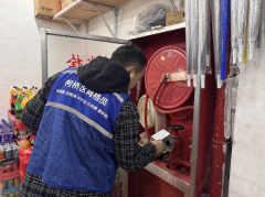 纺都社区开展消防安全检查活动