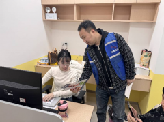 纺都社区开展反诈宣传活动