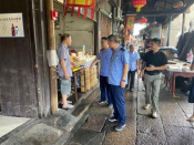 开展台风灾后古镇景区食品安全检查