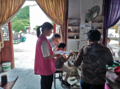 王化村开展防范电信诈骗宣传活动