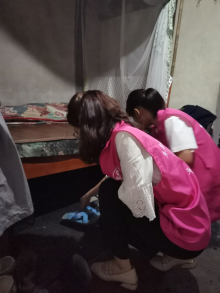 王化村开展关爱孤寡老人志愿活动