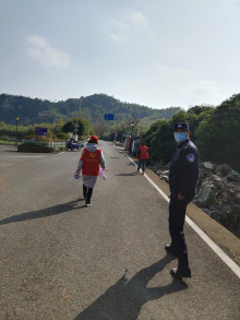 王化村招募疫情期间巡查宣传志愿活动