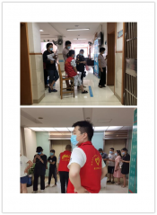 党支部助力新冠疫苗接种志愿服务第七期