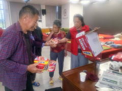 抗灾防台发放生活饮食