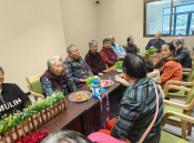 老年人茶话会志愿者活动