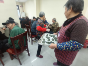 东昌社区清明至，艾草香，邻里相聚话家常志愿者活动