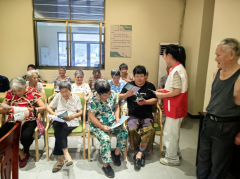 东昌社区乐龄之家老年人反诈骗宣传志愿活动