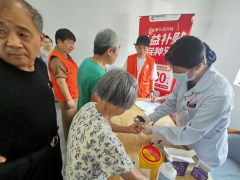 大山西村老年人口腔健康检查志愿活动