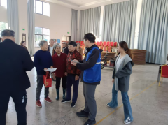 大山西村垃圾分类宣传志愿活动