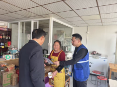 大山西村夜间消防安全检查志愿活动