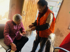 大山西村失能老人生活帮扶志愿活动