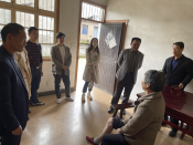 关爱残疾人、志愿送温暖