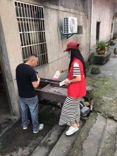 新建村健康知识宣讲志愿活动