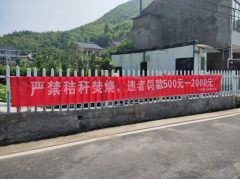五联村开展禁止秸秆焚烧志愿宣传活动
