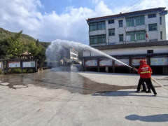 五联村开展消防演练志愿活动