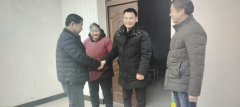 棠二村走访慰问困难家庭志愿活动
