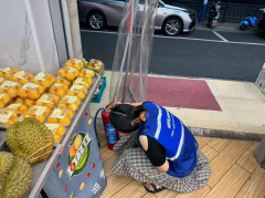 浪琴社区大气污染防治夜间巡查志愿活动