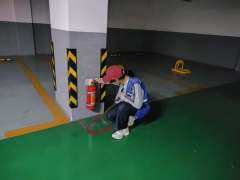 浪琴社区消防安全夜间巡查志愿活动 