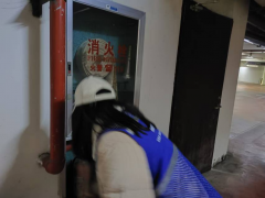 浪琴社区消防安全夜间巡查志愿活动