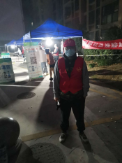 疫情防控走进社区志愿服务