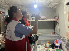 兴华社区开展用电用气安全宣传活动