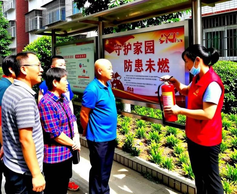 上谢桥社区“守护家园，防范未燃”消防安全教育