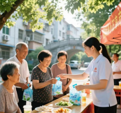 上谢桥社区“夏日送清凉，防暑有凉方”社会实践