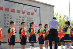 上谢桥社区“牢记党的教导,争做强国少年”主题活动