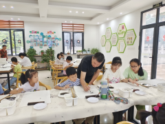 管墅社区“墨韵童趣”少儿国画活动
