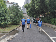 华舍街道小赭村开展迎亚运大巡防活动