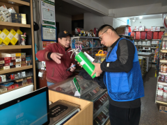 蒲荡夏村安全巡防志愿活动