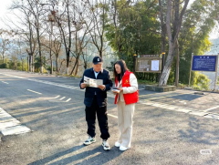 蒲荡夏村交通安全志愿宣传活动
