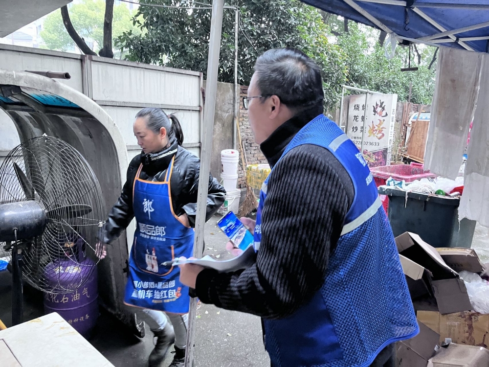 亭东居消防安全宣传志愿活动