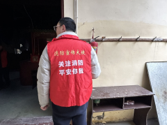 红梅社区组织消防安全宣传志愿活动