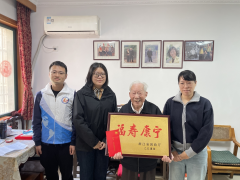 下市头社区拜访高龄老人活动